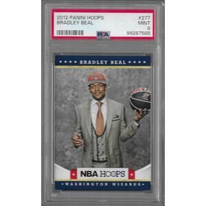 2012 Panini NBA Hoops Bradley Beal #277 Phoenix Suns Rookie RC PSA 9 Mint